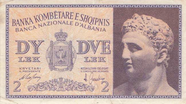 Albanien 2 Lek 1940 p.9